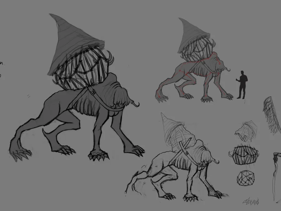 Soulcage Monster (Video Game Character Concept) — 1