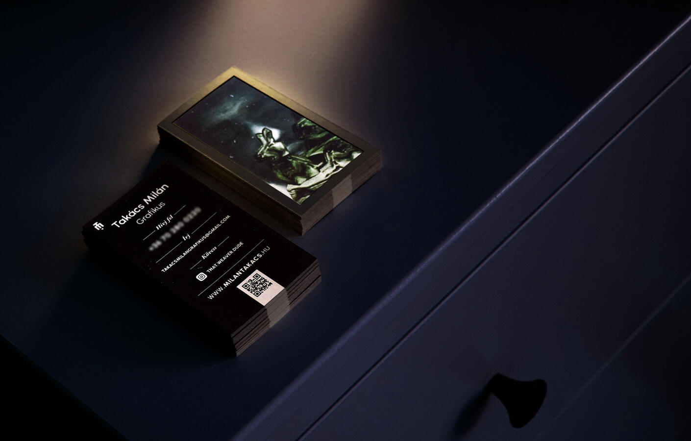 Névjegykártya terv